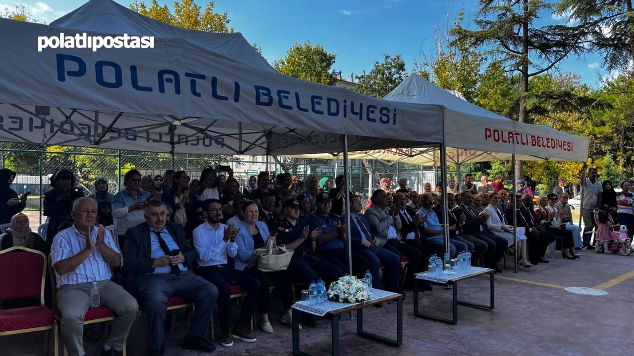 Polatlı Sakarya İlkokulunda İlköğretim Haftası Kutlandı! Kaymakam Bulacak Ilk Ders Zilini Çaldı (5)