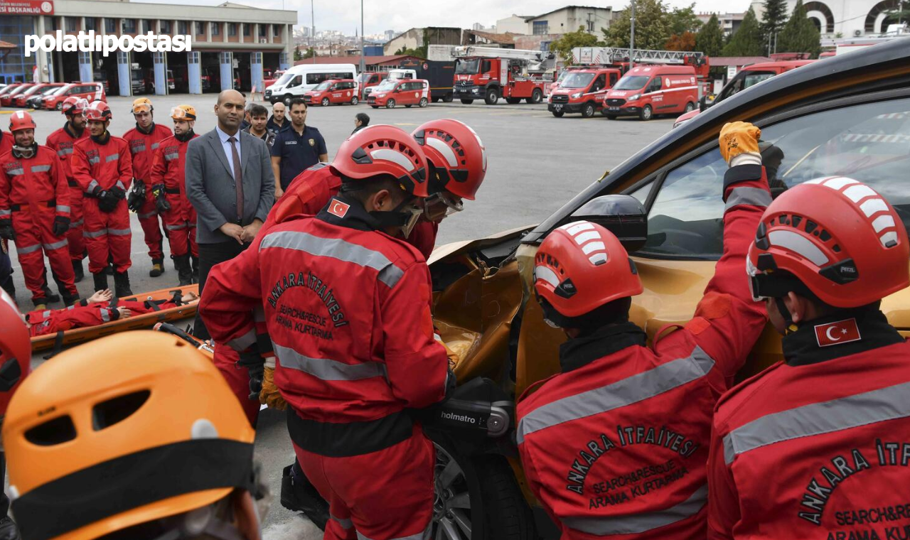 Ankara İtfaiyesi'nden Emekli Lokali Üyelerine Özel Eğitim Ve Tatbikat (1)