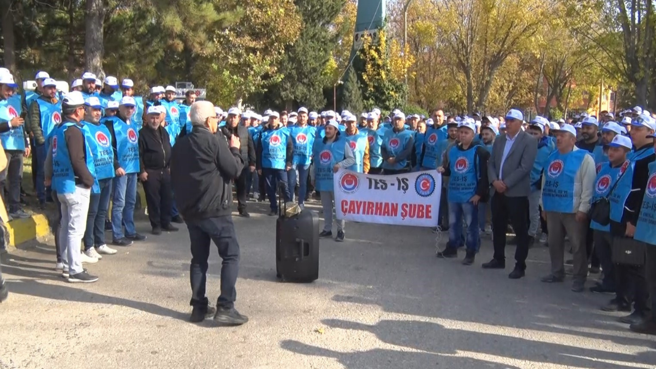 Ankara'da Madencilerden Eylem Özelleştirme Kararı Halkın Geleceğiyle Ilgili Meseledir (1)