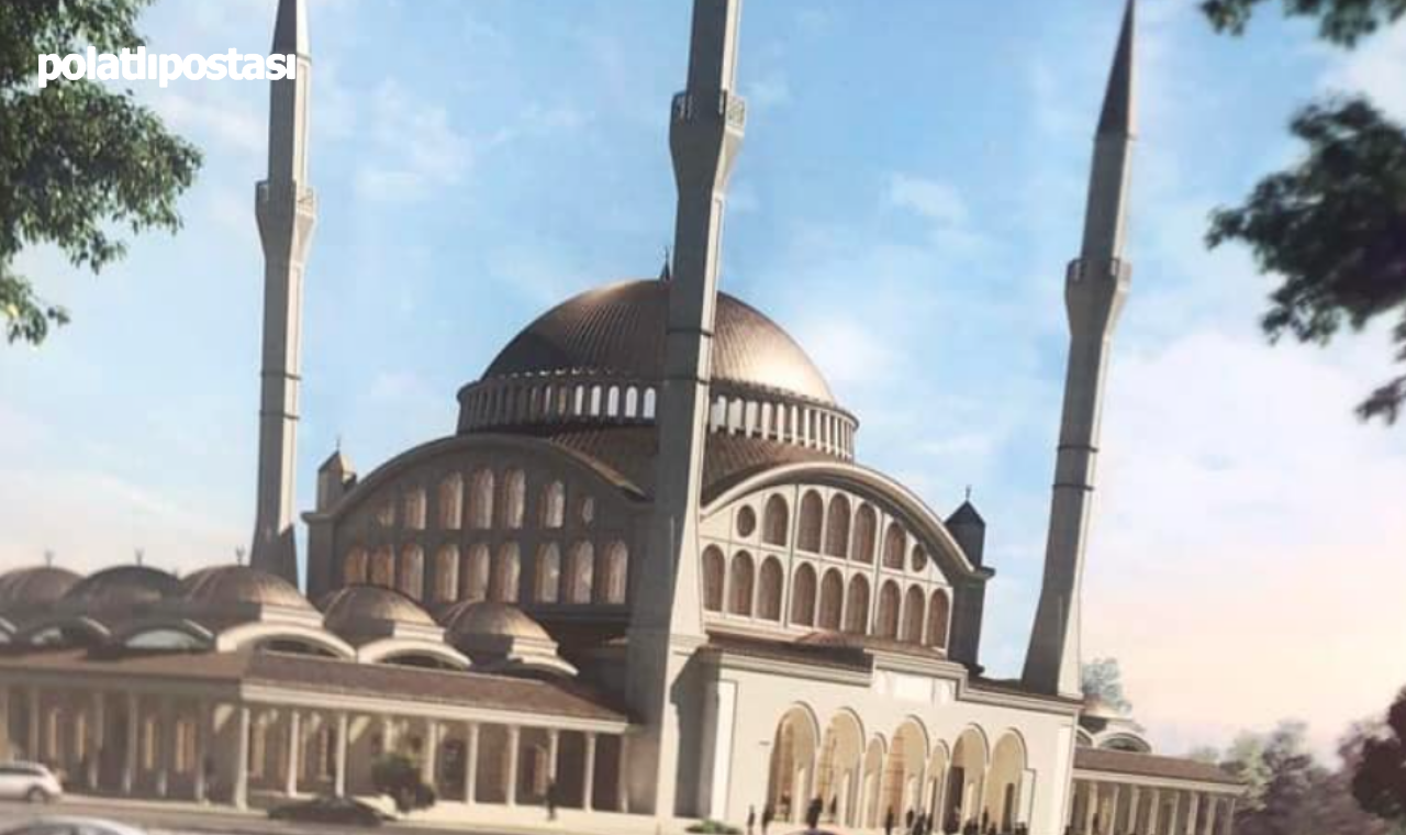 Çankaya Ahlatlıbel'de Yeni Cami İnşaatı Başladı (1)