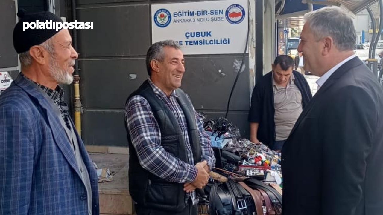 Çubuk Belediye Başkanı Baki Demirbaş Vatandaşlarla Ve Esnaflarla Buluştu (1)