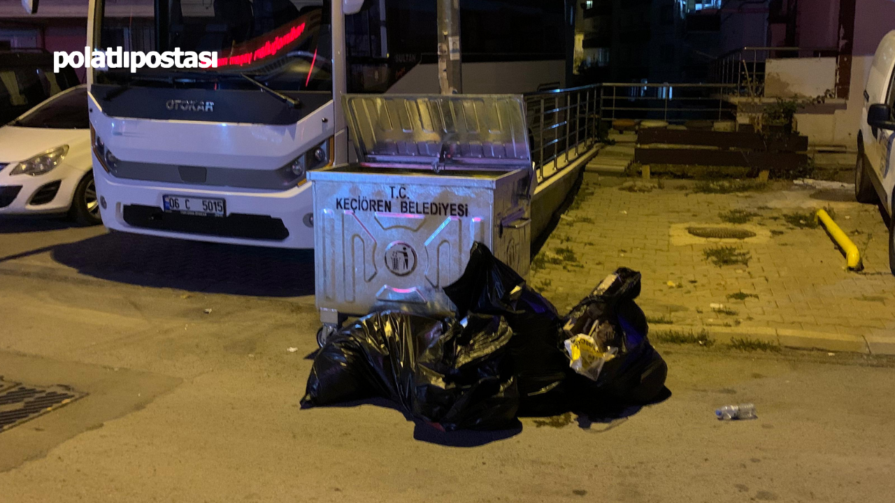 Keçiören’de Çöp Konteyneri Dönemi Alışkanlıklar Değişmiyor   (1)