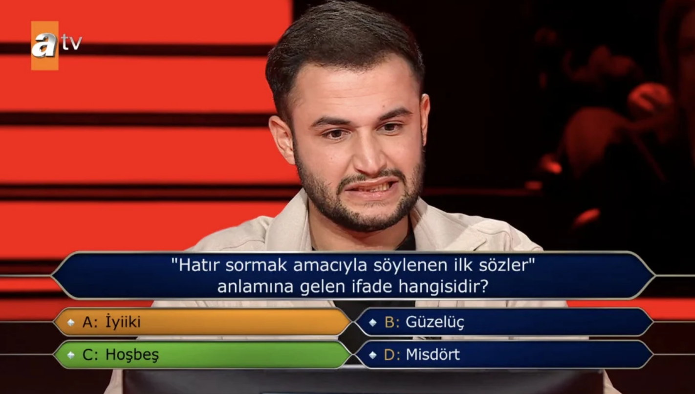 Kim Milyoner Olmak İster'de Yarışmacının Elendiği Soru Sosyal Medyada Gündem Oldu (1)