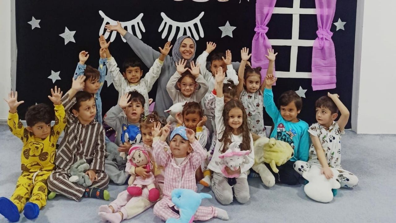 Sincan’da Anne Çocuk Oyun Evlerinde Pijama Partisi (2)