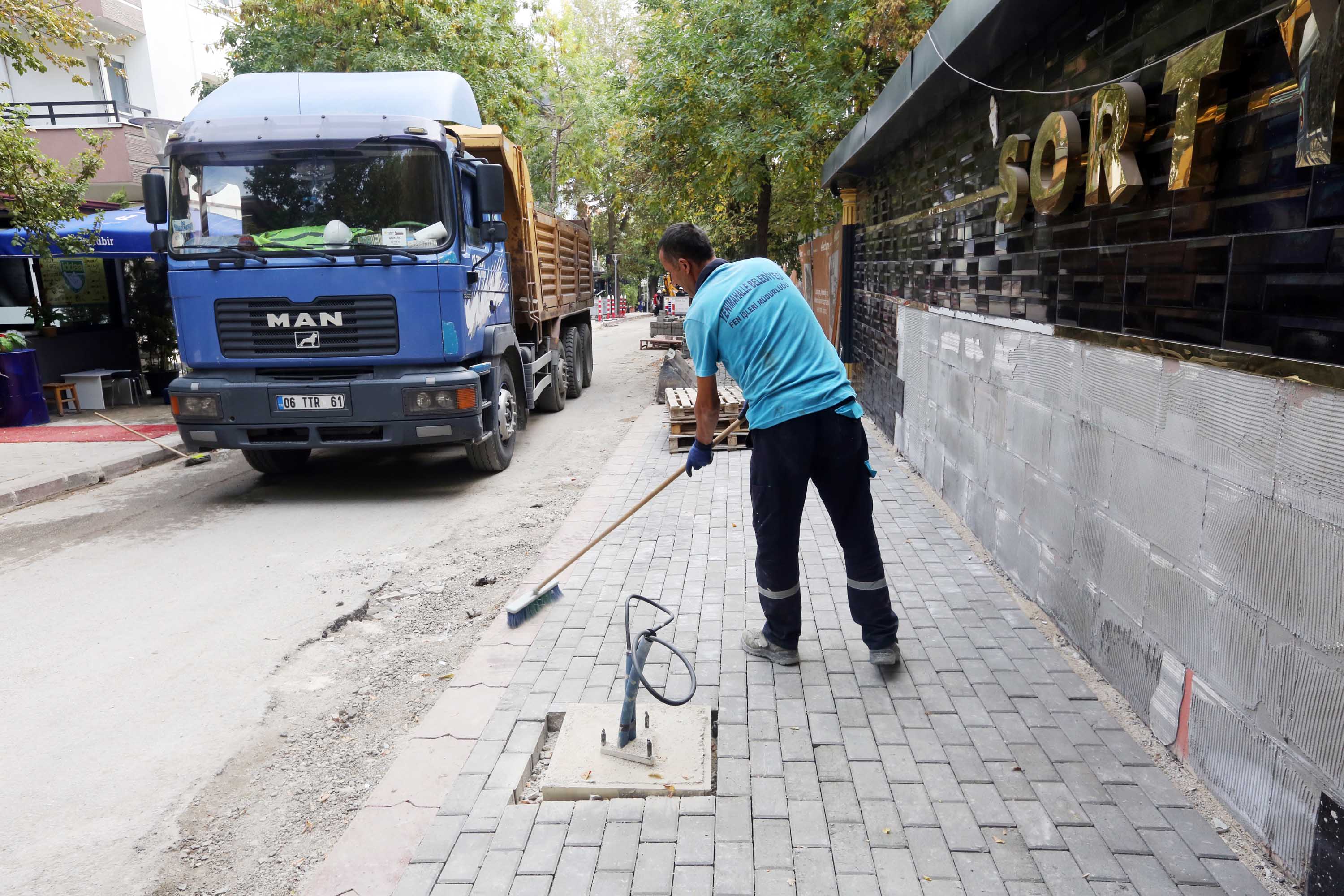 Yenimahalle’de Altyapı Çalışmaları Aralıksız Sürüyor (2)