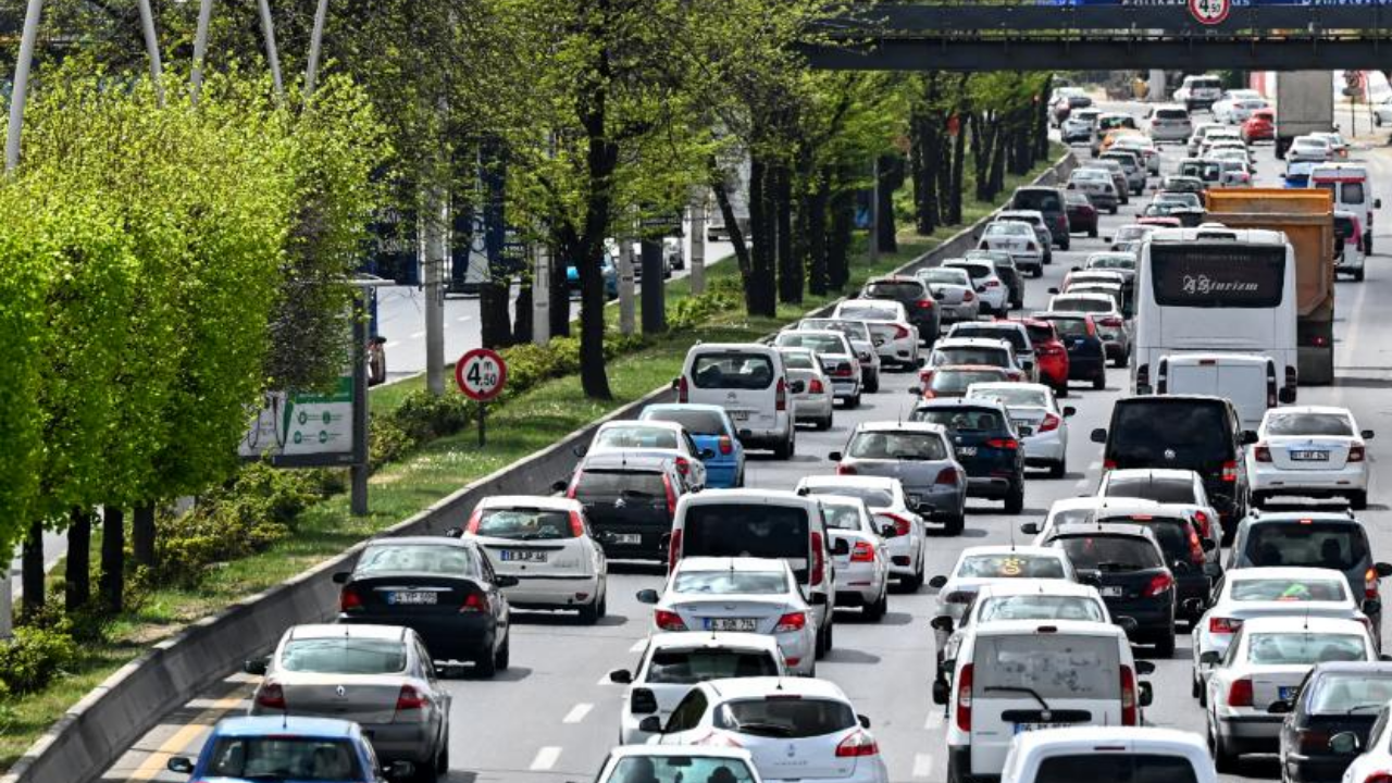 Ankara'da Trafik Yoğunluğu