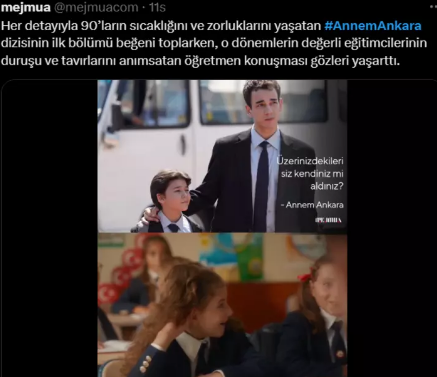 Annem Ankara Dizisi Ilk Bölümüyle Sosyal Medyayı Salladı! Nihayet Televizyonda Izlenecek Bir Iş Yapılmış” (1)