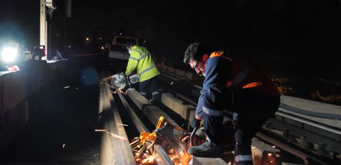 Başkentteki Metro Rayları Değişiyor! (1)