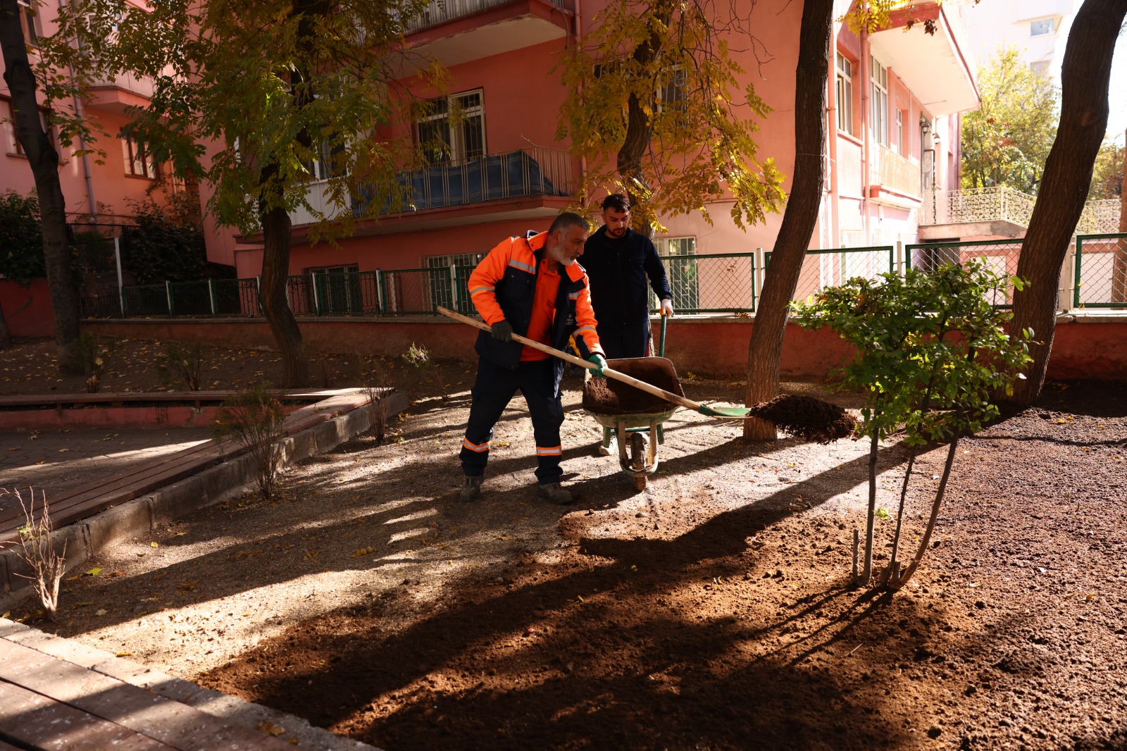 Çankaya Belediyesi'nden Ali İlhan Türker Parkı'na Doğal Çim Bakımı (2)