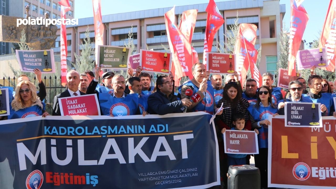 Eğitim İş’ten Mülakat Sistemine Tepki Öğretmenlerin Emekleri Hiçe Sayılıyor  (1)