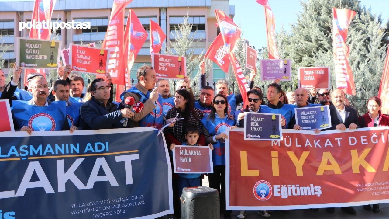 Eğitim İş’ten Mülakat Sistemine Tepki Öğretmenlerin Emekleri Hiçe Sayılıyor  (3)