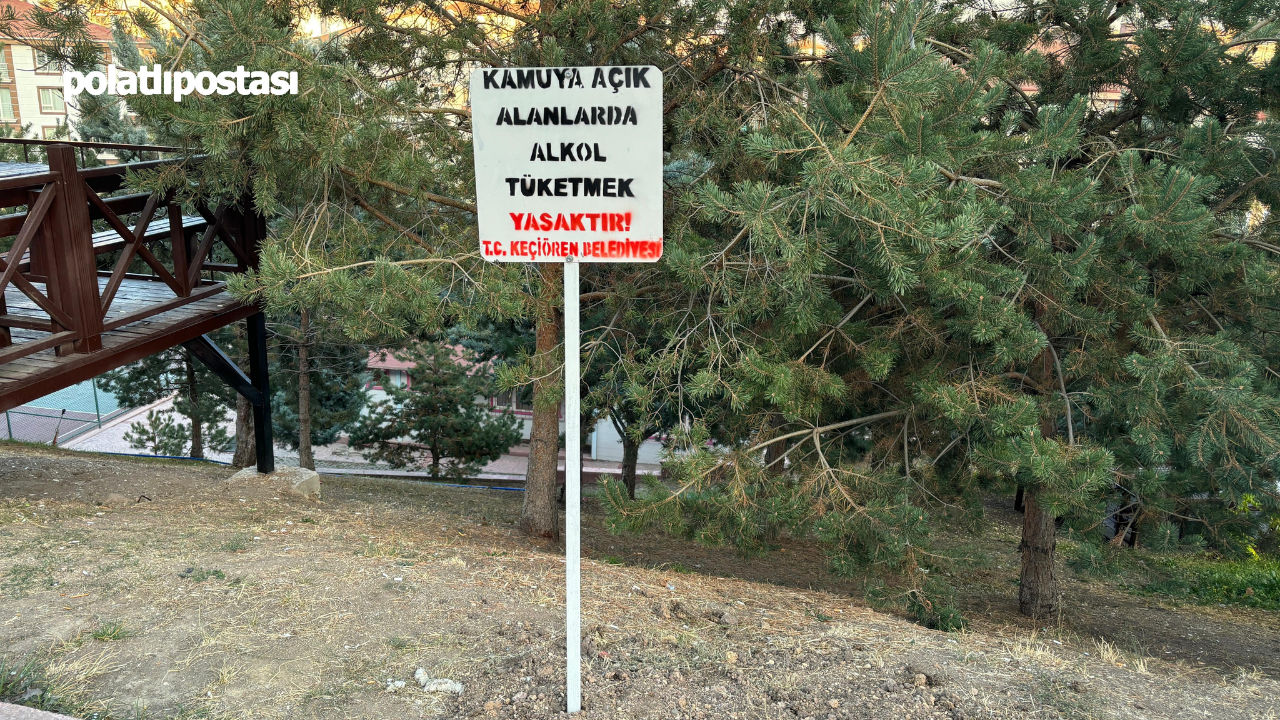 Keçiören Belediyesi, Parklara Yeni Uyarı Tabelaları Astı