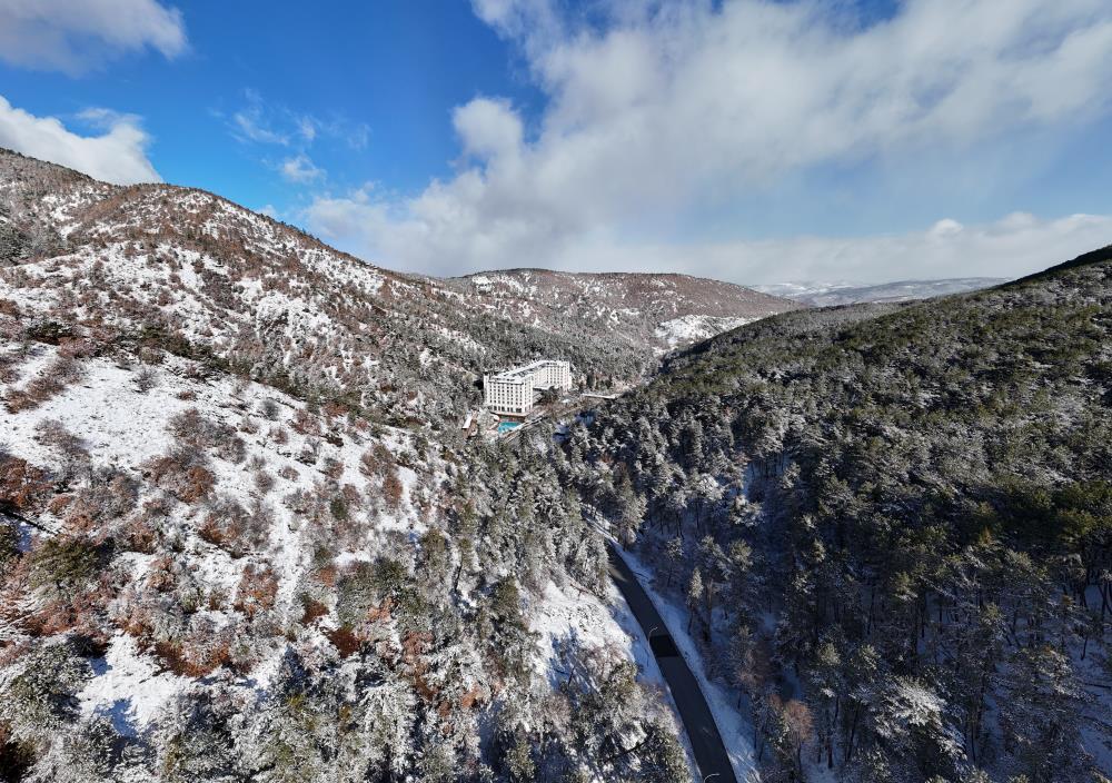 Kızılcahamam Soğuksu Milli Parkı Kışın En Güzel Halini Aldı (1)