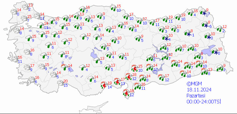 Meteorolojiden 16 Ile Sarı Kodlu Uyarı! Kar Geliyor (1)