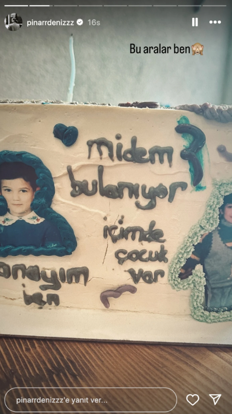 Pınar Deniz’in Doğum Günü Için Hazırlanan Esprili Pastası Sosyal Medyada Ilgi Gördü (1)