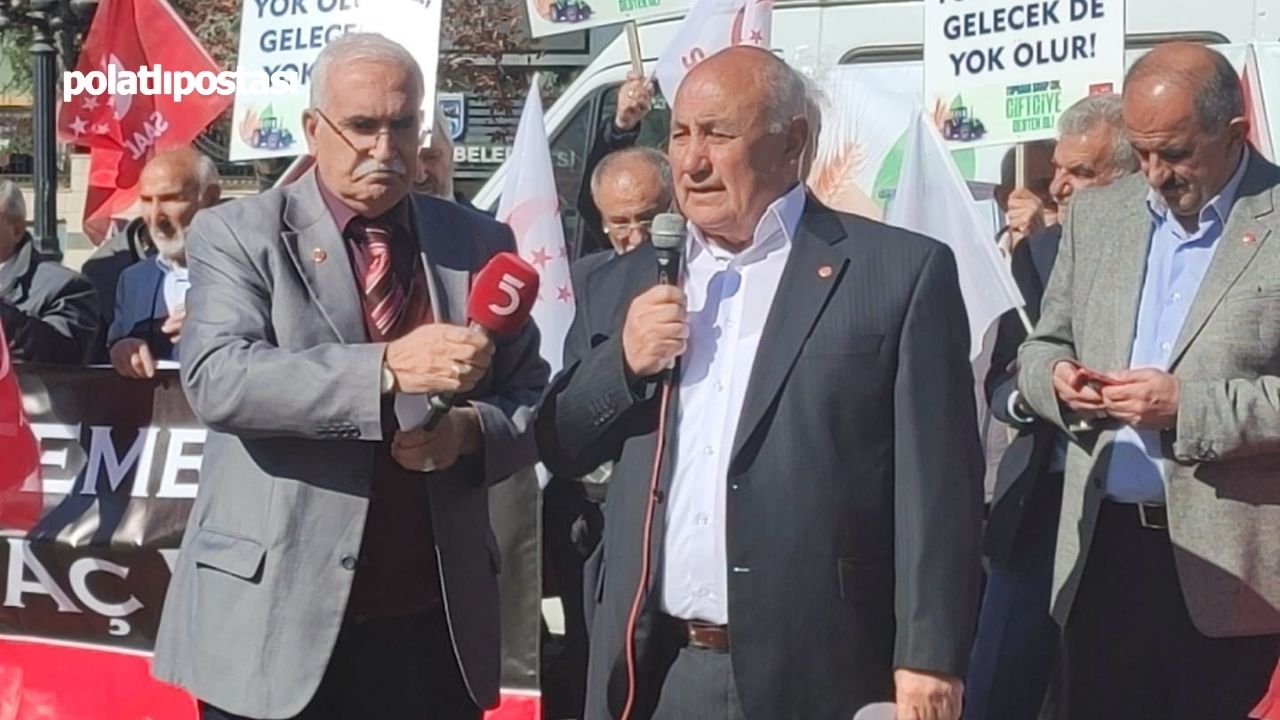 Polatlı’da Saadet Partisi Tarım Politikasını Eleştirdi! “Bu Millet Ne Yiyecek” (1)