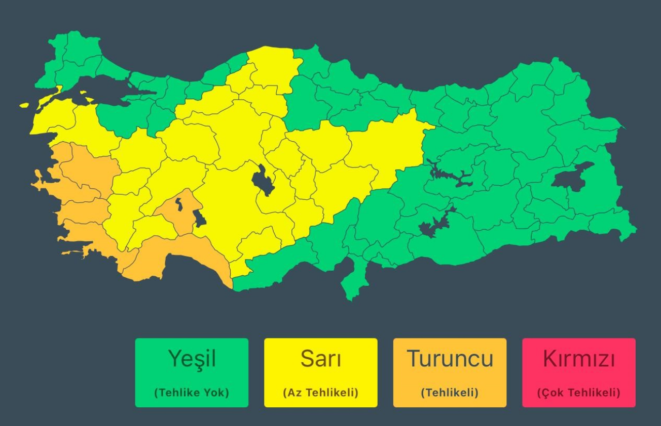 Afad Uyardı! Sabah Saatlerinden Itibaren Etkili Olacak (1)