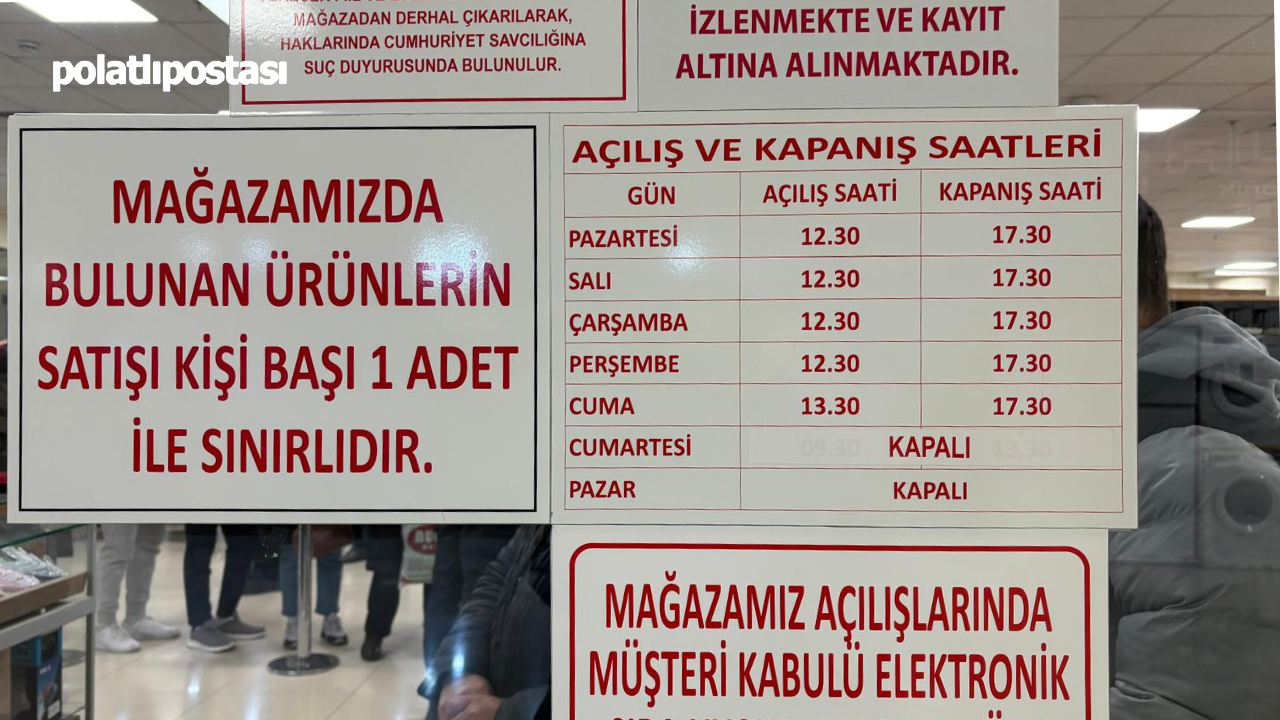 Ankara'daki O Mağazadan Sadece 1 Ürün Alınabiliyor (1)