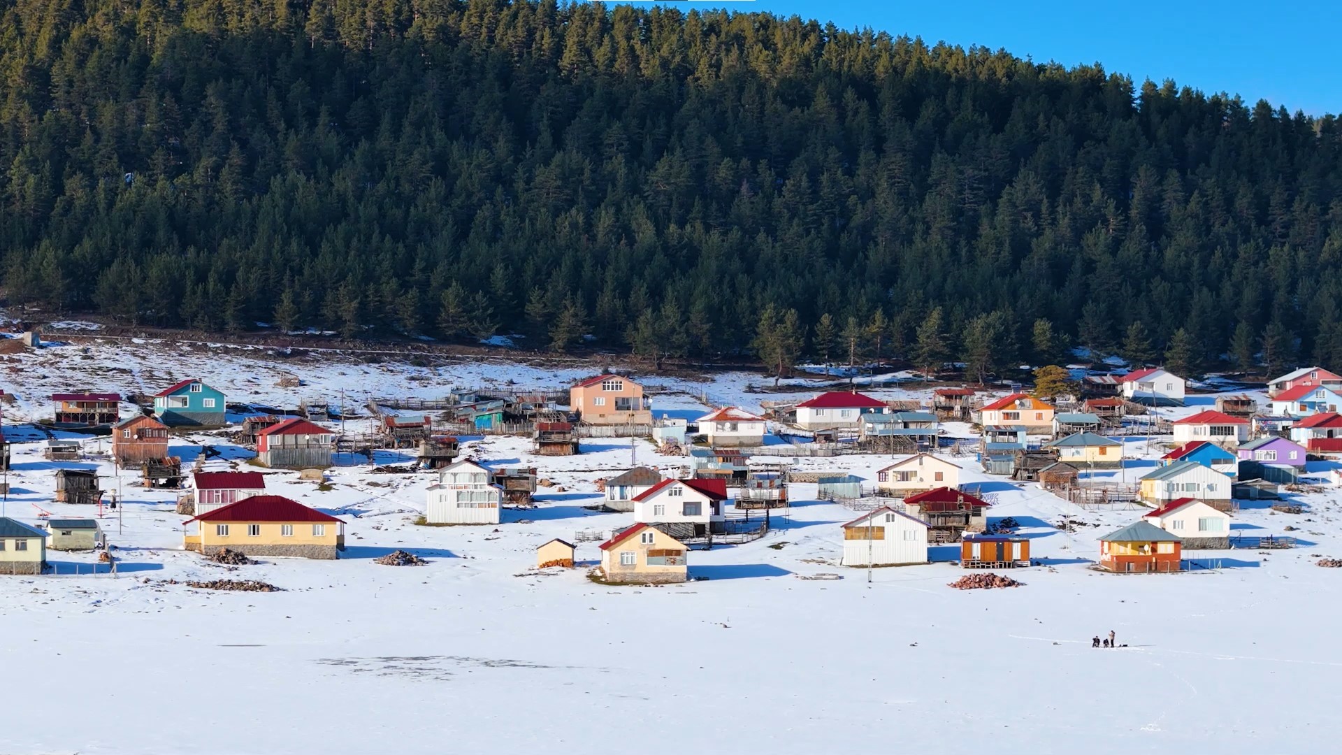 Benli Yaylası Kar Altında Masalsı Bir Diyara Dönüştü  (2)