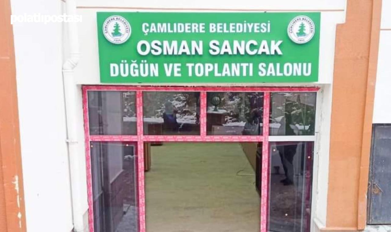 Çamlıdere'de Yenilenen Düğün Salonu Hizmete Açıldı! (1)