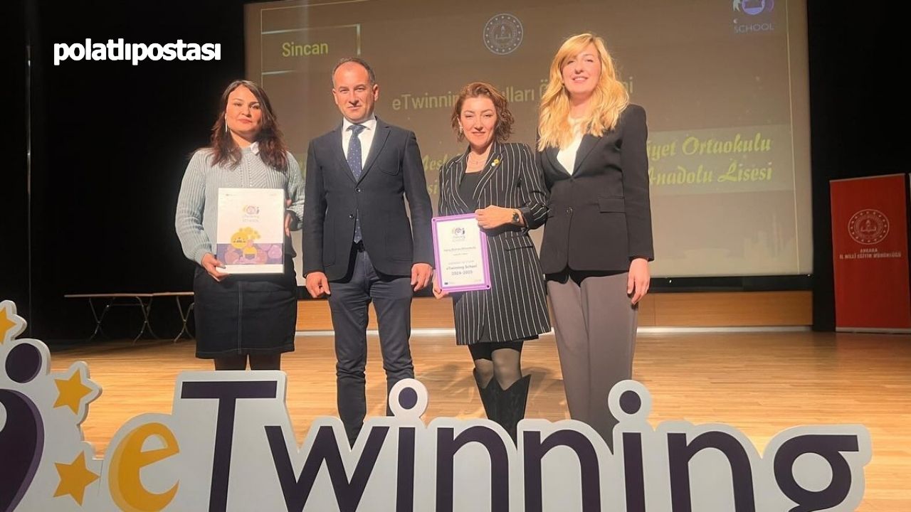 Polatlı Genç Osman Ortaokulu'na “Etwinning School” Etiketi (1)