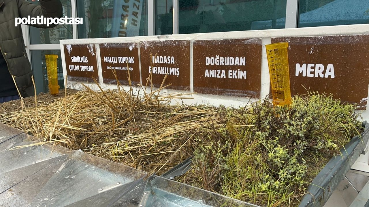 Polatlı'da 'Toprağımız Hazinemiz' Projesi Kapsamında Yağış Deneyi Gösterimi (5)