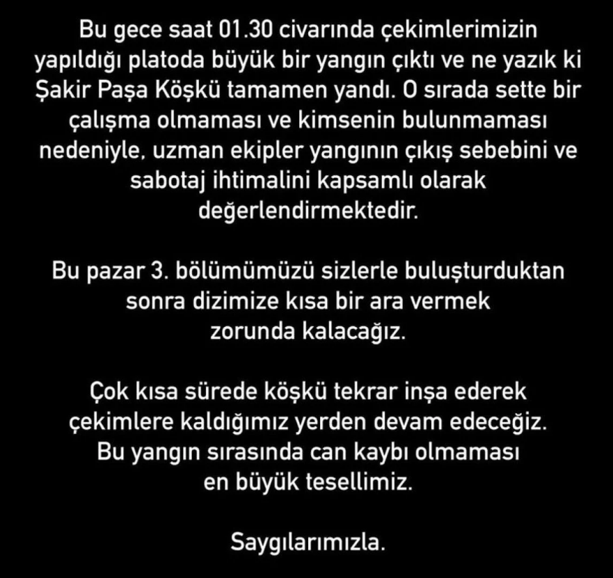 Şakir Paşa Ailesi Dizisi Çekimlere Ara Veriyor Sebebini Duyanlar Işe Şaşkınlıklarını Gizleyemedi! (1)