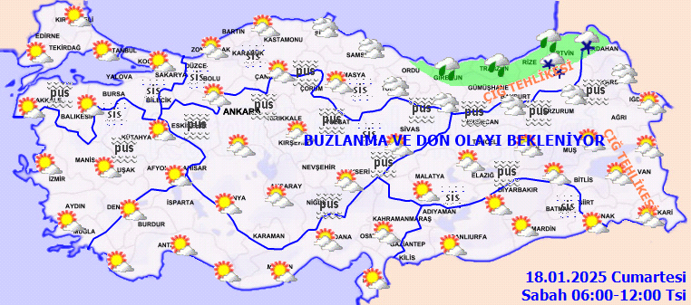 18 Ocak Hava Durumu 1