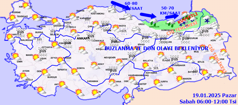 19 Ocak Hava Durumu 1