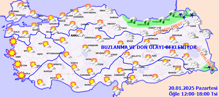 20 Ocak Hava Durumu 2