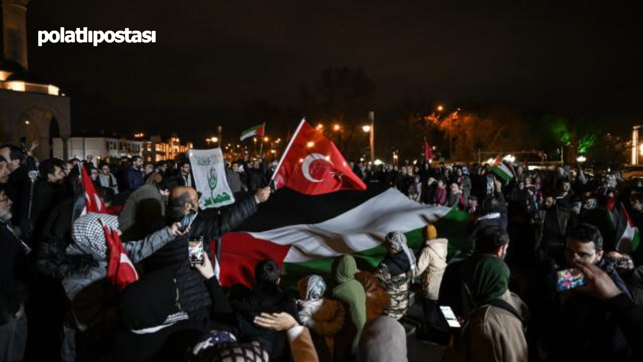 Başkentte Gazze’ye Destek İçin Bin Araçlık Konvoy Düzenlendi  (4)