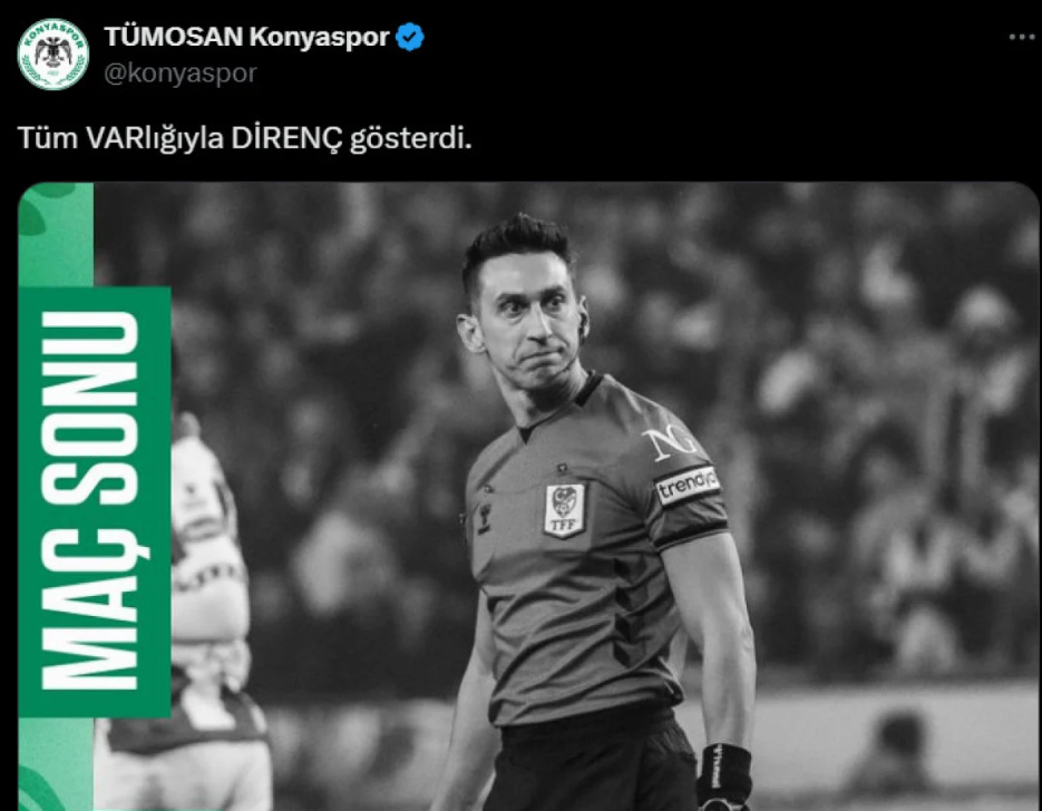 Konyaspor'dan Hakem Tepkisi (1)