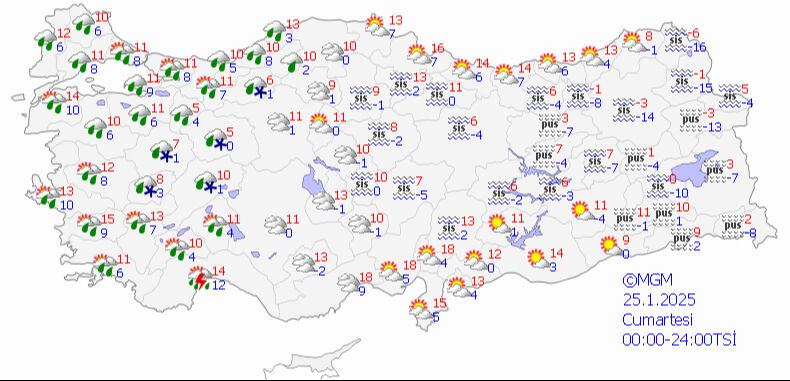 Meteoroloji'den Hafta Sonu Uyarısı Kar Geliyor! (2)