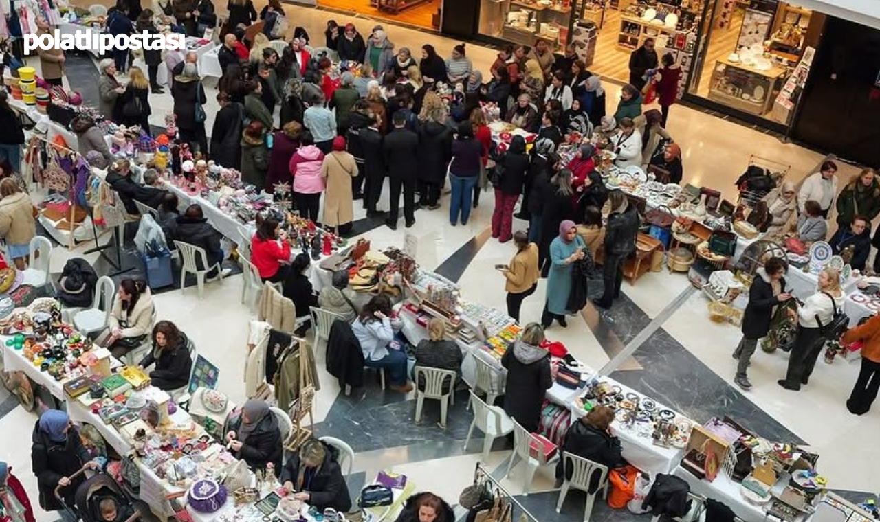 Etimesgut'ta Kadın Emeği Pazarı Açıldı Üreten Kadın Güçlü Kadındır! (1)