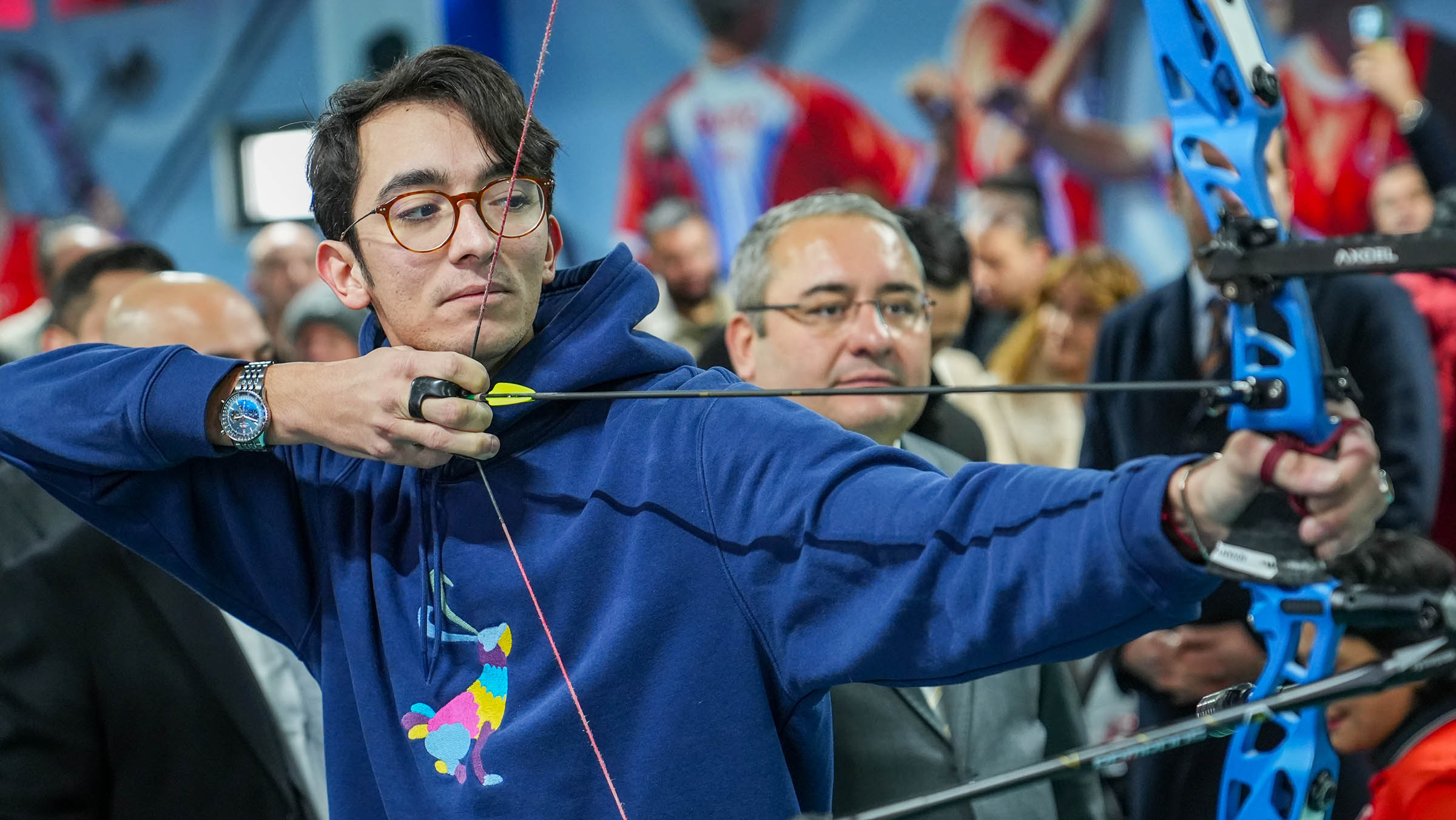 Keçiören'de Okçuluk Spor Salonu Açıldı İlk Atışı Mete Gazoz Yaptı (1)