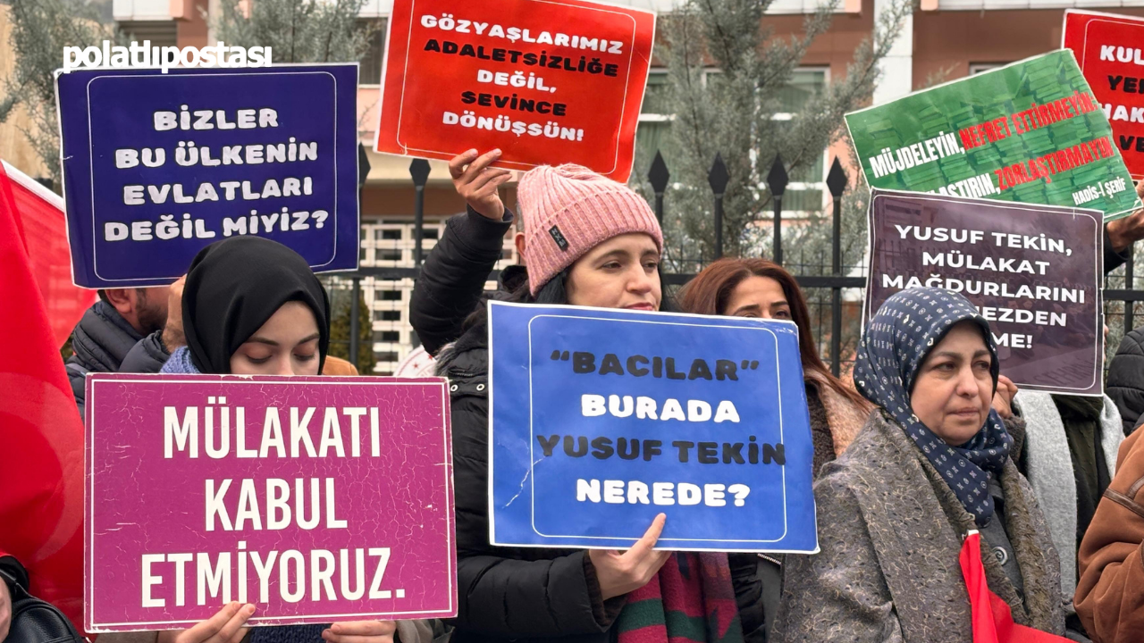 Mülakat Mağduru Öğretmenler, Meb Önünde Bir Kez Daha Ses Yükseltti (3)