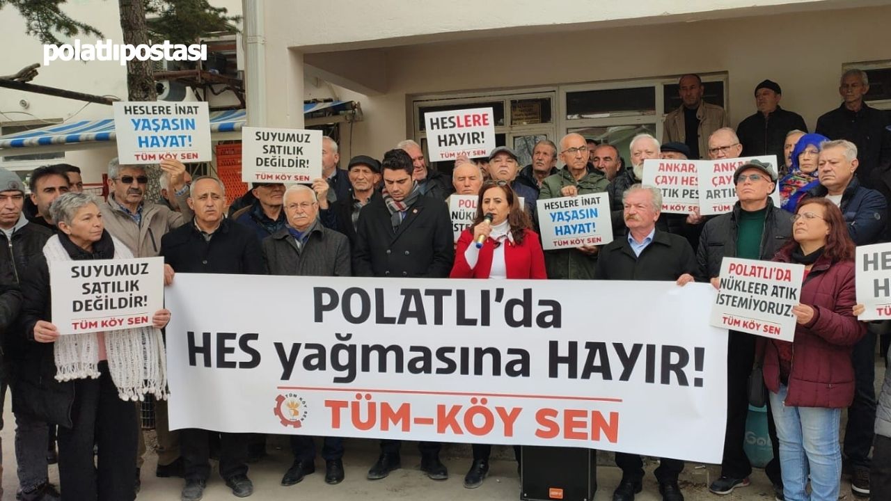 Polatlı’da Çiftçilerden Hes Projesine Protesto  (2)