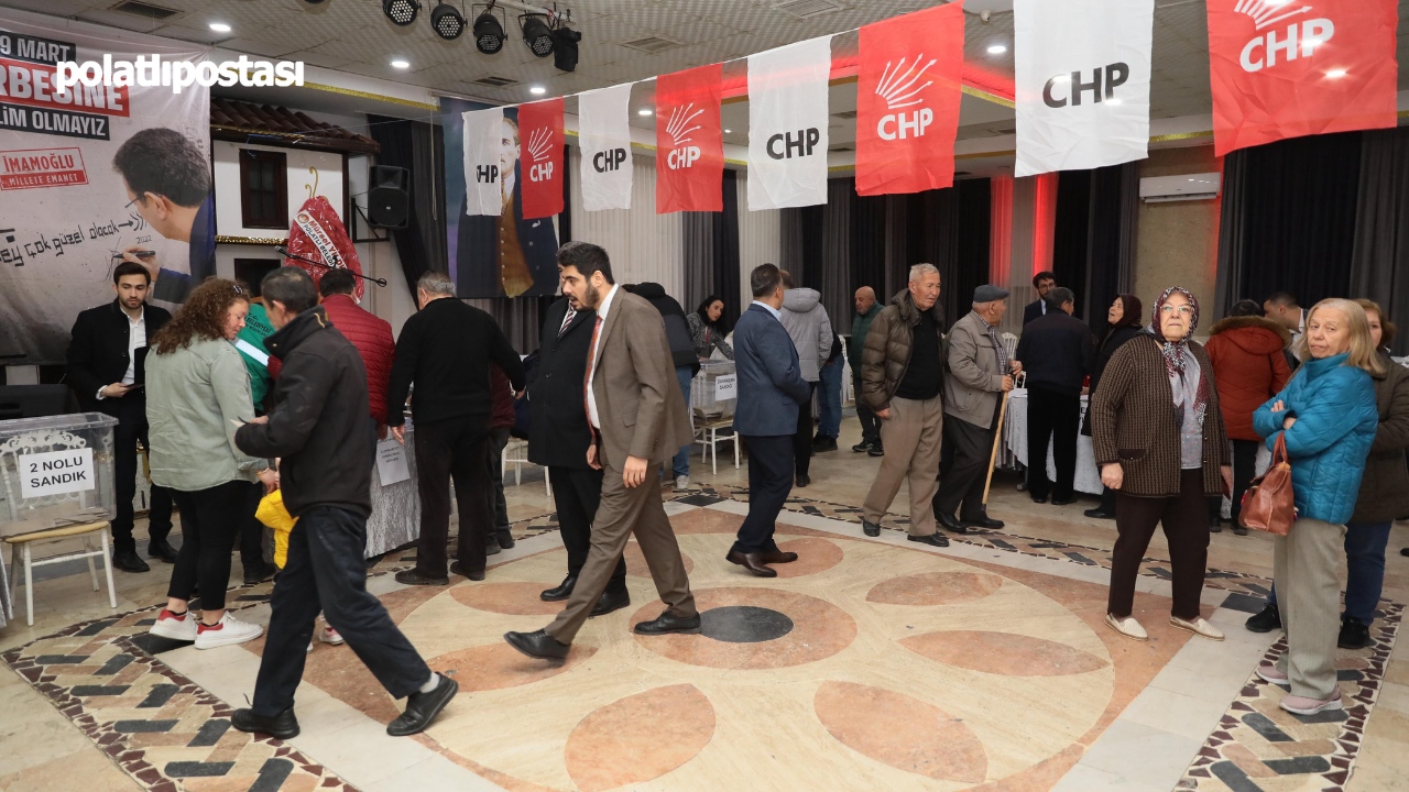 Polatlı’da Chp Ön Seçimine Yoğun İlgi  (4)