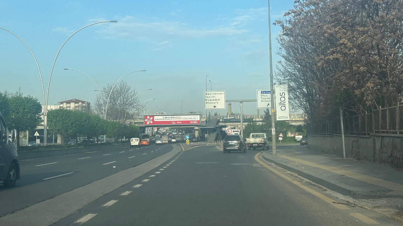 23 Nisan'da Başkent Yolları Boş Kaldı (1)