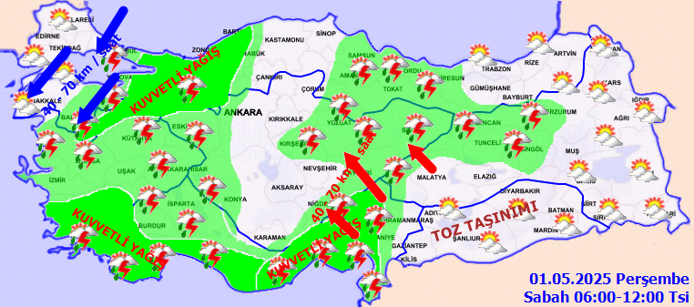 1 Mayıs Hava Durumu 1
