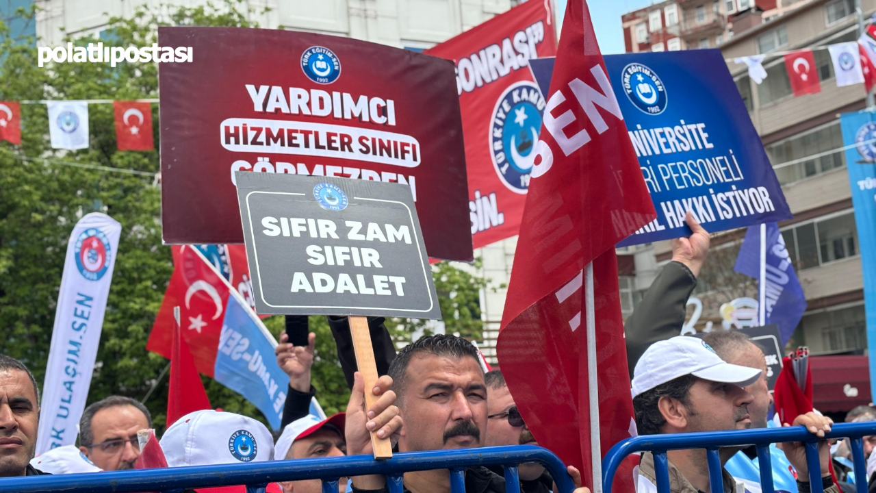 1 Mayıs'ta Binlerce Emekçi Başkentte Bir Araya Geldi (3)
