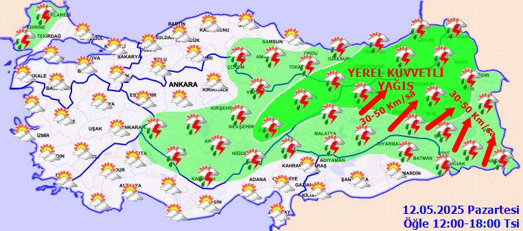 12 Mayıs Hava Durumu 2