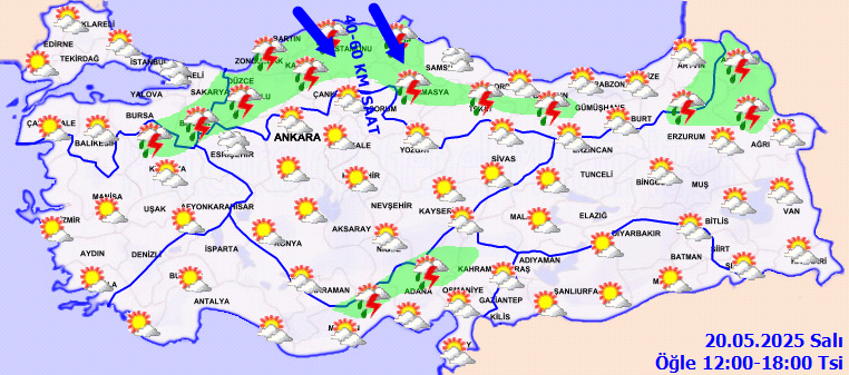 20 Mayıs Hava Durumu 2
