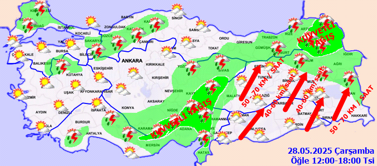 28 Mayıs Hava Durumu 2