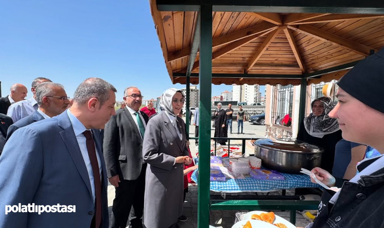 Ak Parti Ankara Milletvekili Lütfiye Selva Çam'dan Polatlı'da Hayır Kermesine Ziyaret (1)