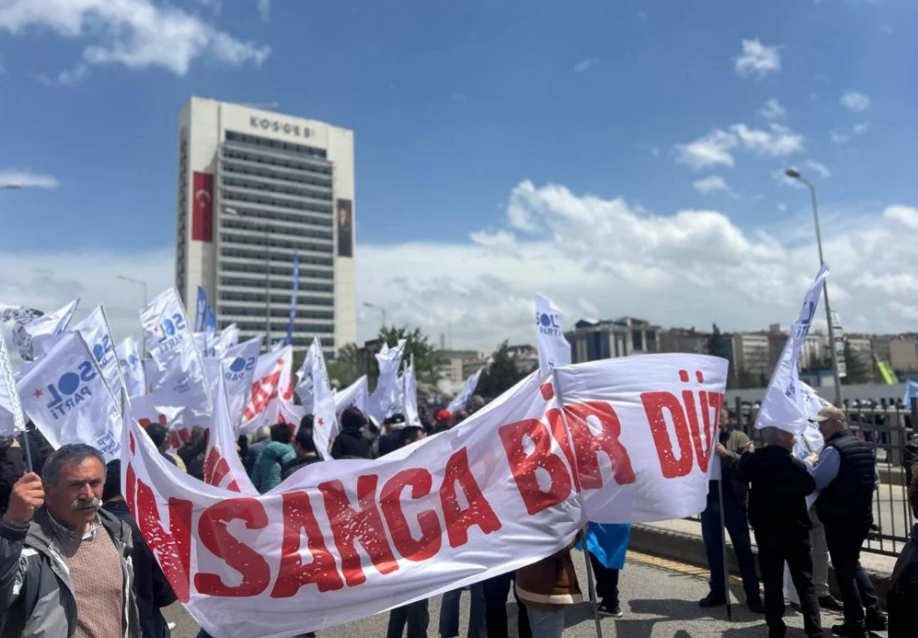 Ankara’da 1 Mayıs Yürüyüşü Düzenlendi  (1)