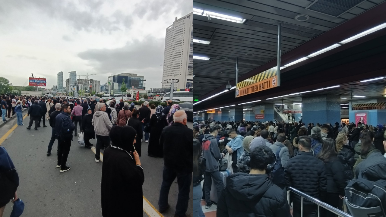 Ankara'da Metro Krizi Vatandaşlar Perişan Oldu  (2)