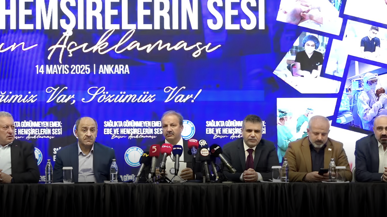 Ankara’da Sağlık Sen’den Hemşire Ve Ebeler Için Acil Çözüm Çağrısı (2)