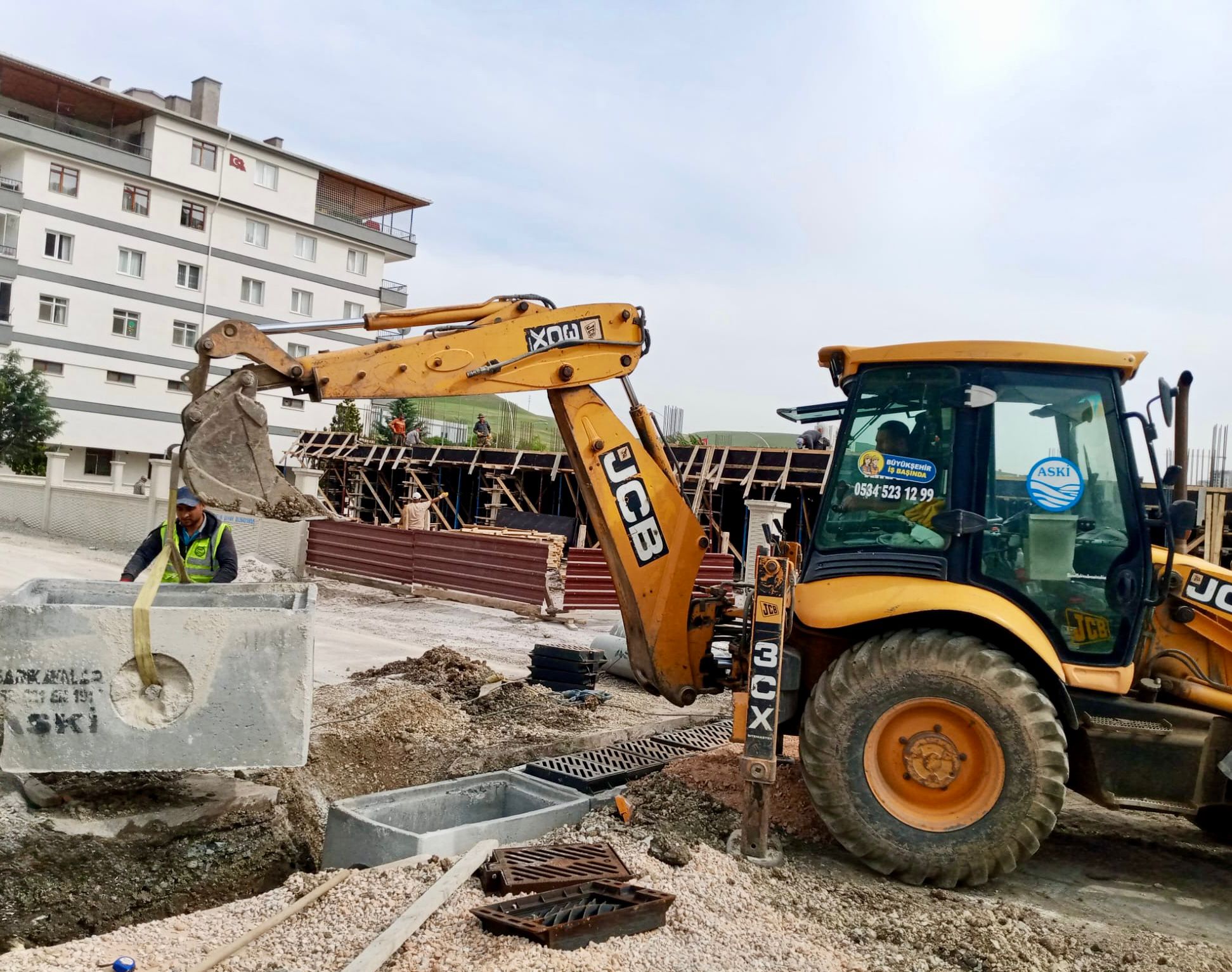 Aski̇, Pursaklar’da Su Baskını Sorununu Çözdü (2)