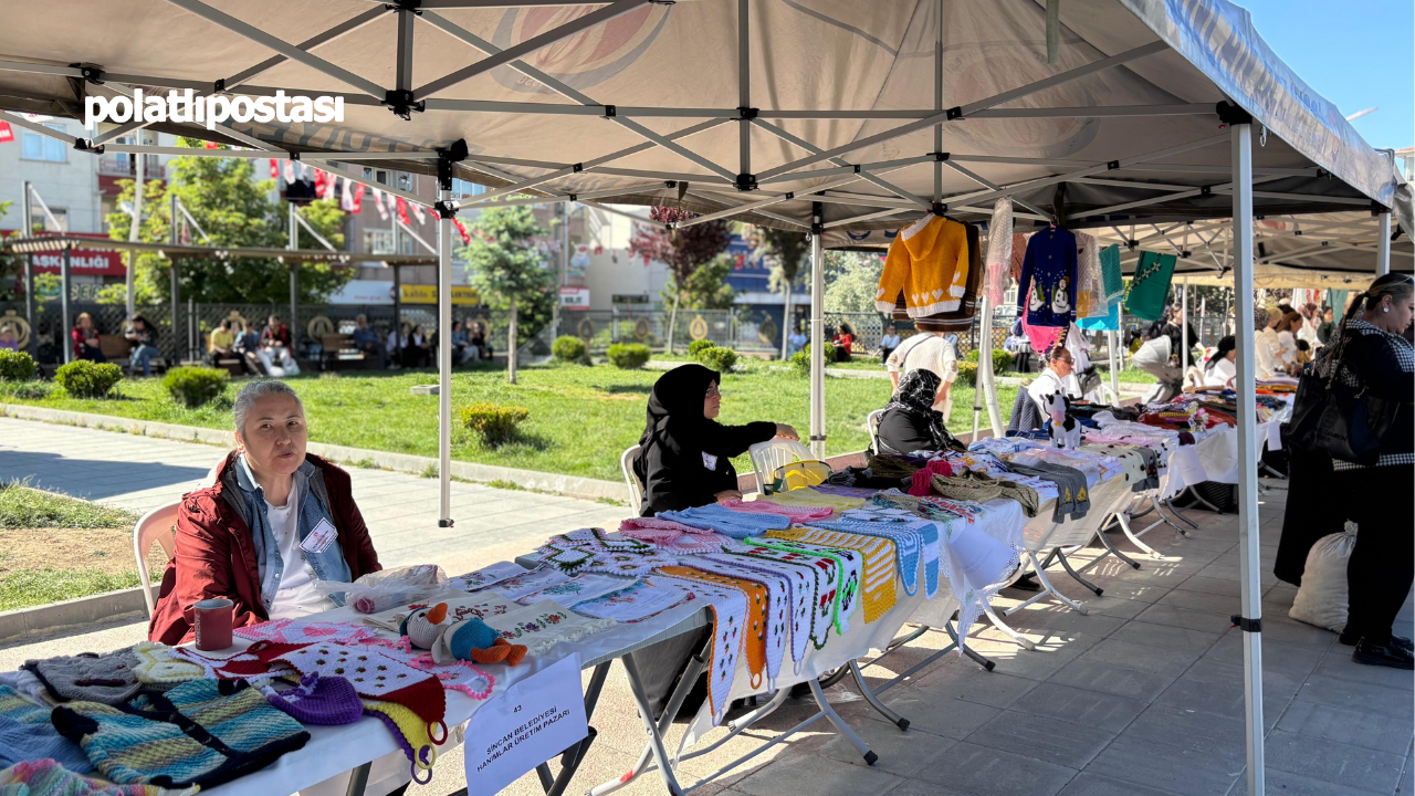 El Emeği Ürünler Sincan Kent Meydanı’nda Satışa Çıktı!  (3)